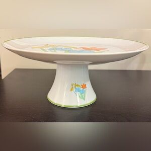 Curaçao Toscany Japan Fine China Floral Cake Stand